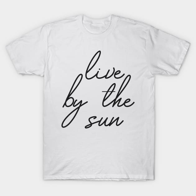 Live by the sun by the moon (1/2) T-Shirt by ghjura